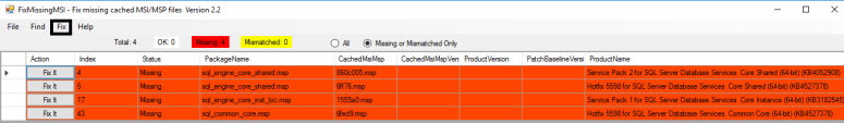 missingMsi